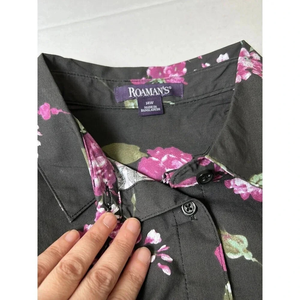 Women's Button Front Top - Picture 3 of 6